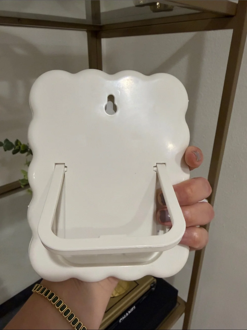 Wave Shaped Vanity Makeup Mirror